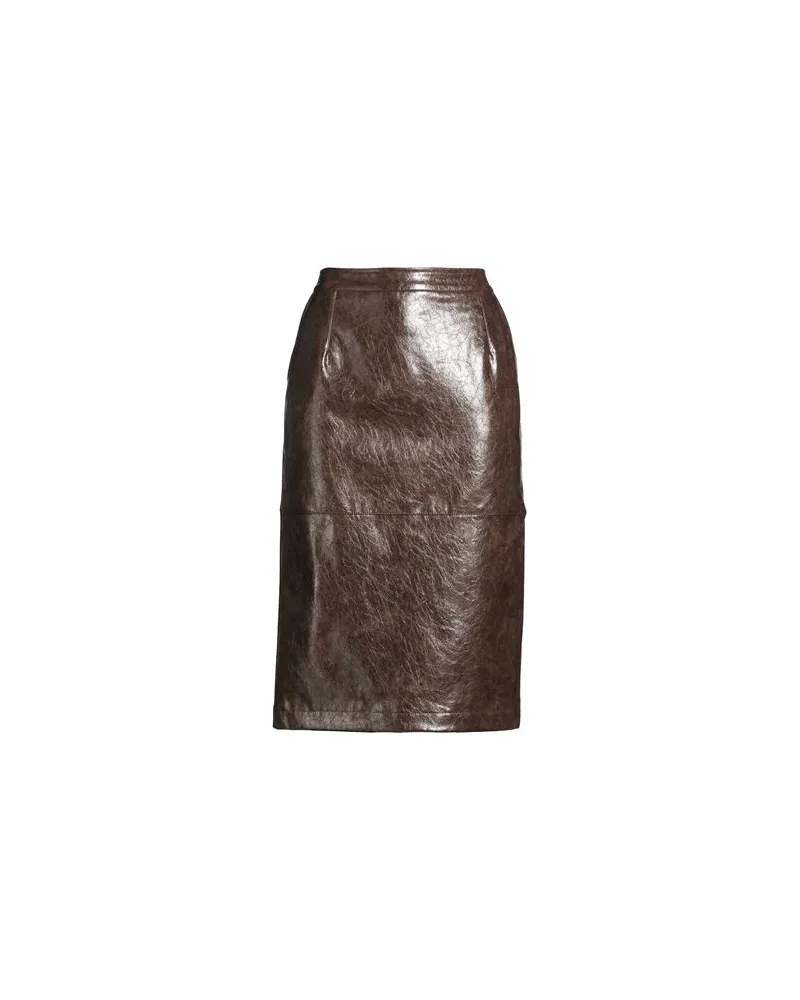 VICOLO HOSEN & RÖCKE - Midi-Röckeauf YOOX.COM Dunkelbraun