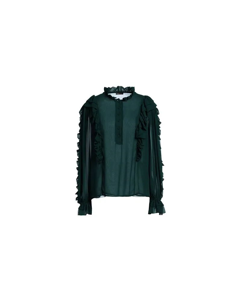 OLLA PARÉG TOPS - Topsauf YOOX.COM Dunkelgrün