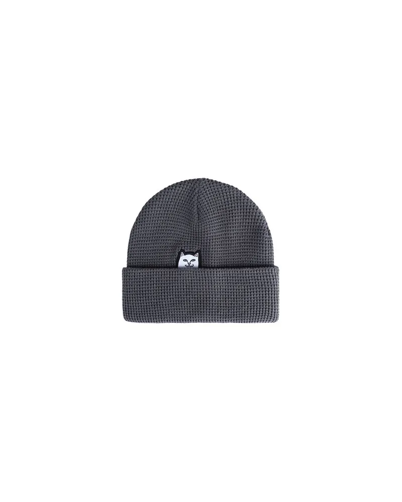 Ripndip Lord Nermal Waffle Knit Beanie   - Lord Nermal Waffle Knit Beanie - ACCESSOIRES - Mützen & Hüteauf YOOX.COM Blei