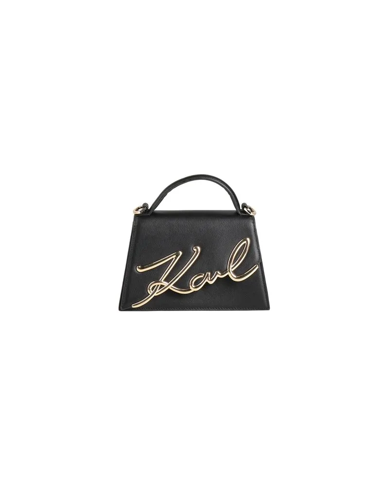 Karl Lagerfeld K/SIGNATURE 2.0 MD CROSSBODY  - TASCHEN - Handtaschenauf YOOX.COM Schwarz