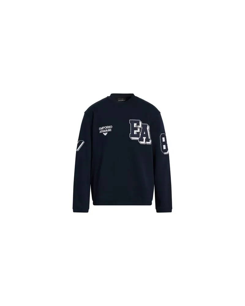 Emporio Armani TOPS - Sweatshirtsauf YOOX.COM Nachtblau