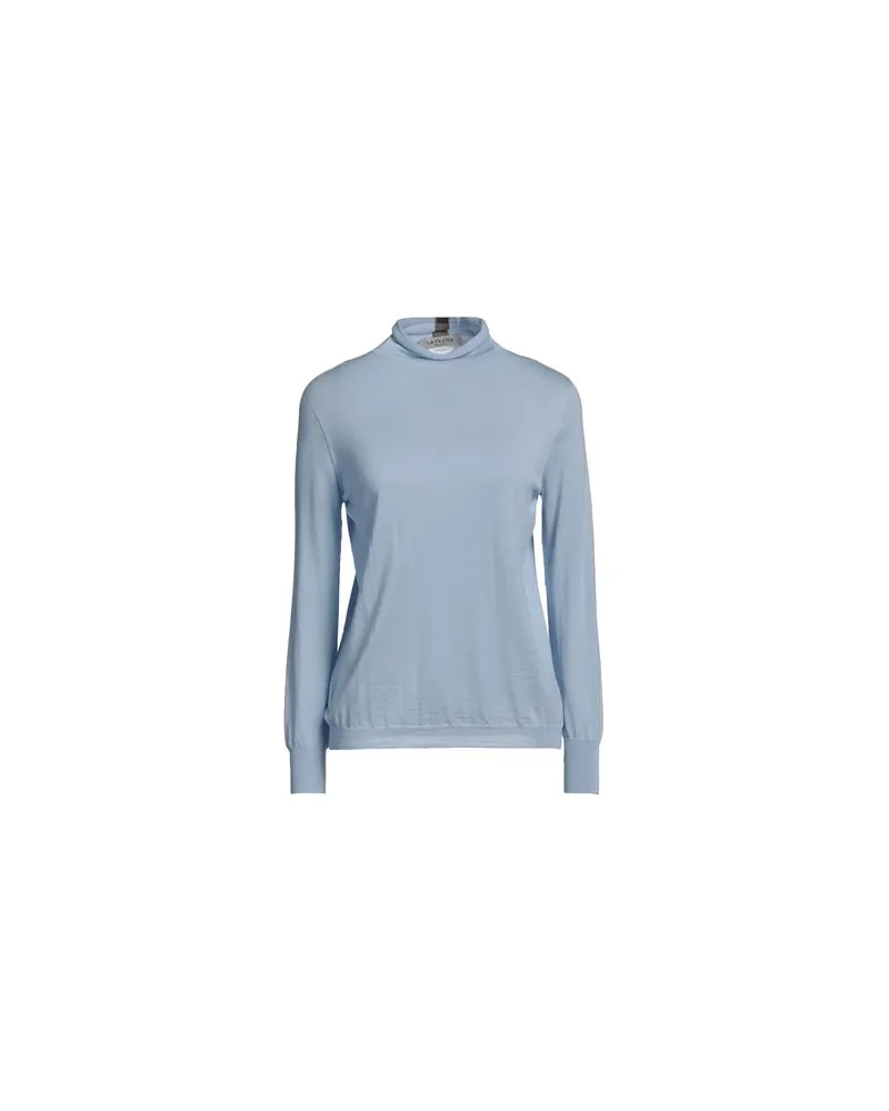 La Fileria STRICKWAREN - Rollkragenpulloverauf YOOX.COM Himmelblau