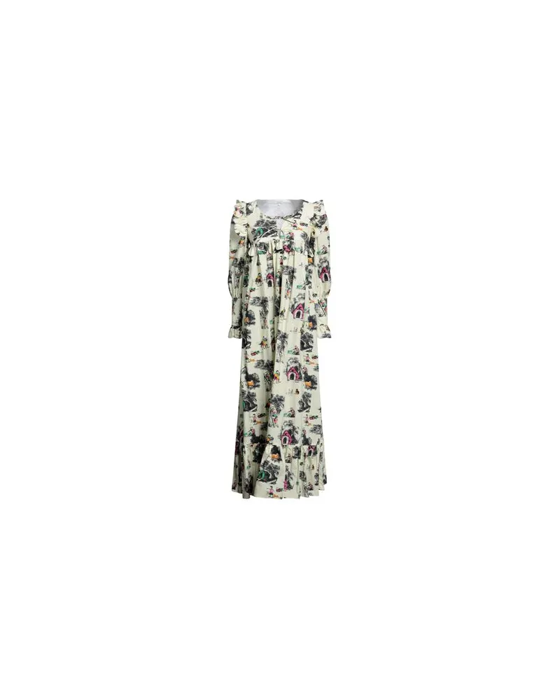 Manoush KLEIDER - Maxi-Kleiderauf YOOX.COM Pastellgelb