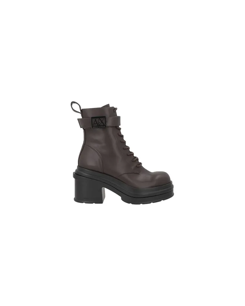 Armani Exchange SCHUHE - Stiefelettenauf YOOX.COM Dunkelbraun