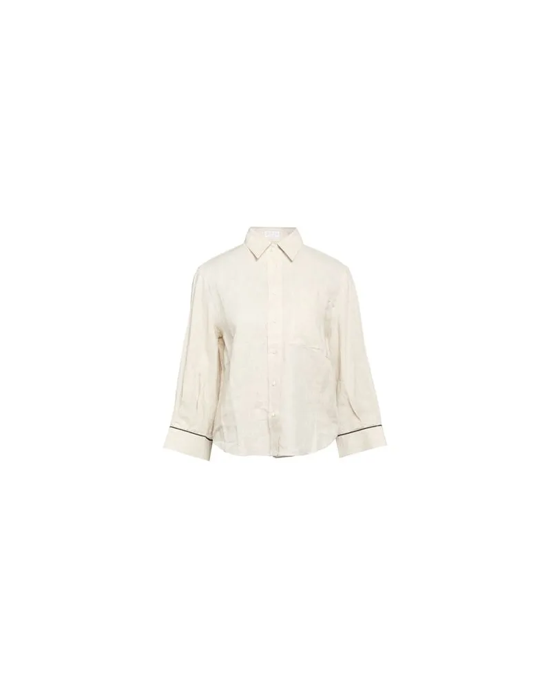 Brunello Cucinelli TOPS - Hemdenauf YOOX.COM Beige