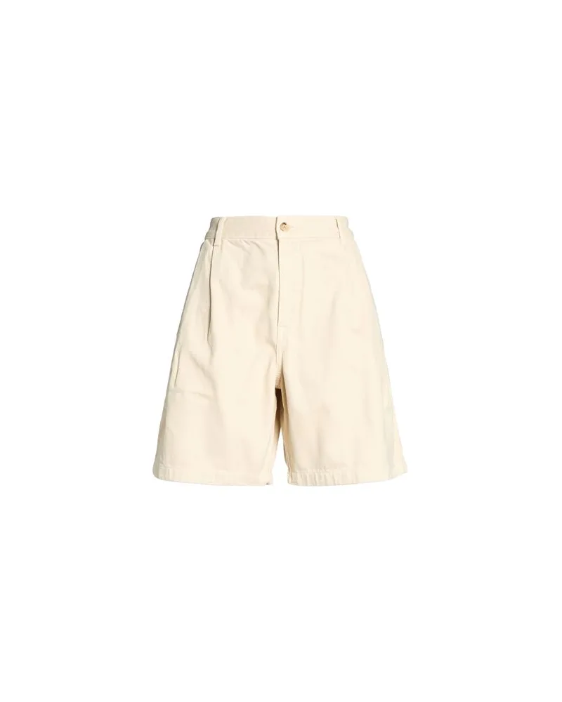 Kitsuné HOSEN & RÖCKE - Jeansshortsauf YOOX.COM Cremeweiß