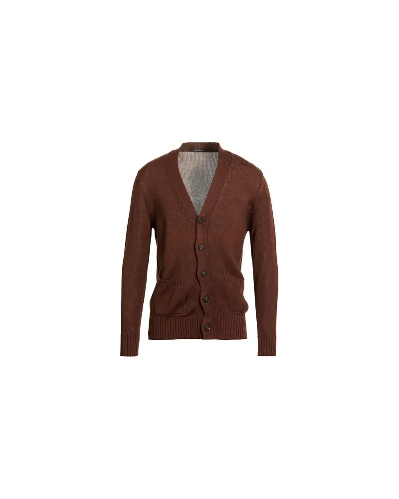 Tagliatore STRICKWAREN - Strickjackenauf YOOX.COM Schokobraun