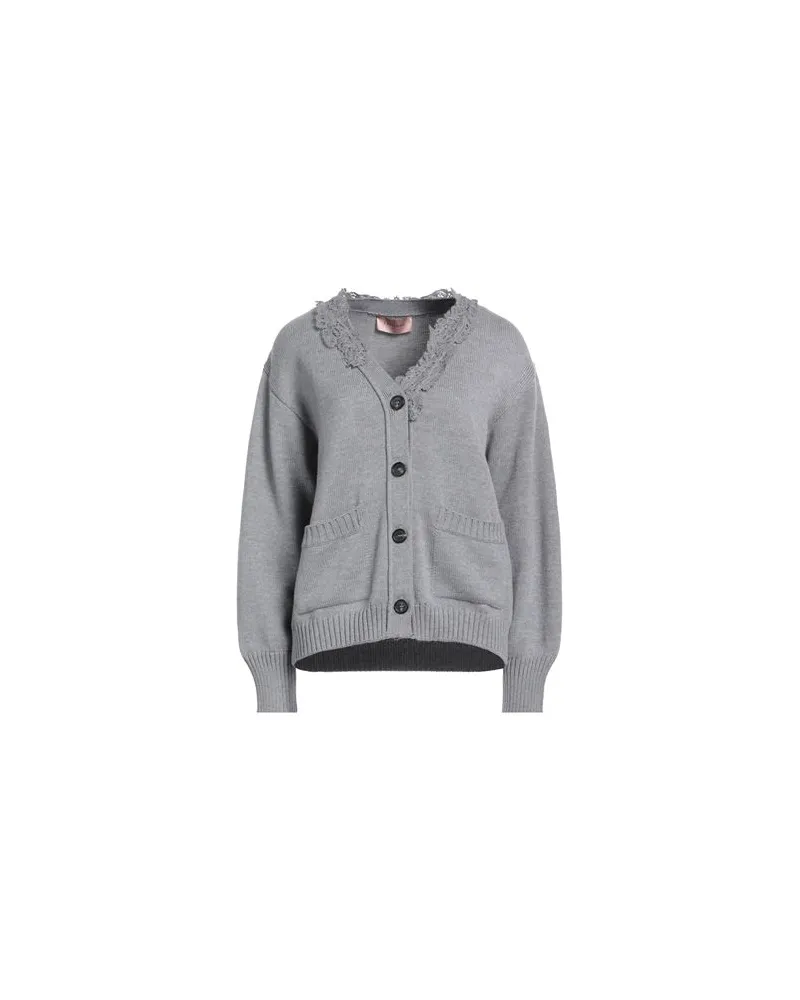 Ermanno Scervino STRICKWAREN - Strickjackenauf YOOX.COM Grau