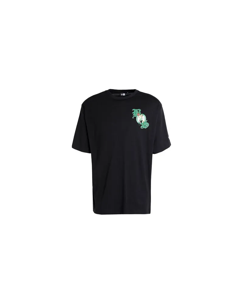 New Era NBA TEAM GRPHC BP OS TEE BOSCEL    - NBA TEAM GRPHC BP OS TEE BOSCEL - TOPS - T-shirtsauf YOOX.COM Schwarz