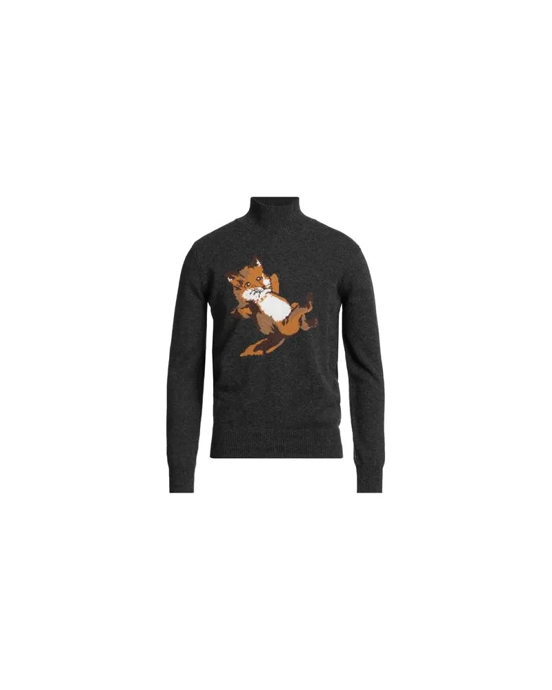 Kitsuné STRICKWAREN - Rollkragenpulloverauf YOOX.COM Braungrau