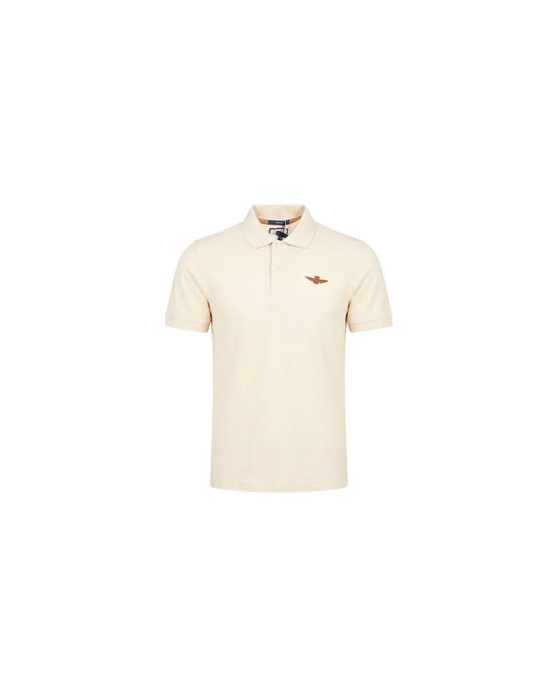 Aeronautica Militare TOPS - Poloshirtsauf YOOX.COM Cremeweiß