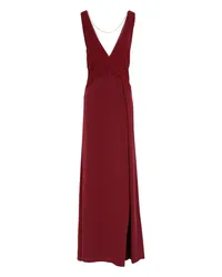 Patrizia Pepe Maxi-Kleid Bordeaux