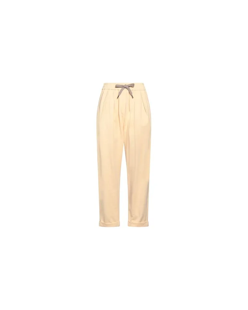 Brunello Cucinelli HOSEN & RÖCKE - Hosenauf YOOX.COM Pastellgelb