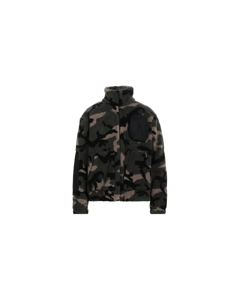 Valentino Garavani JACKEN & MÄNTEL - Shearling- & Kunstfellauf YOOX.COM Militärgrün