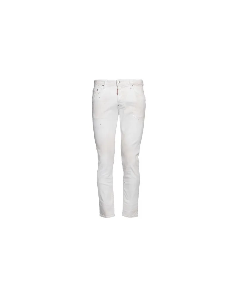 Dsquared2 HOSEN & RÖCKE - Jeanshosenauf YOOX.COM Weiß
