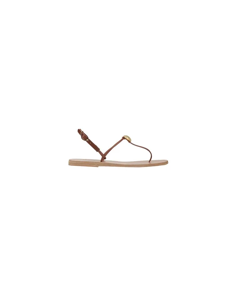 Ancient Greek Sandals SCHUHE - Zehentrennerauf YOOX.COM Braun