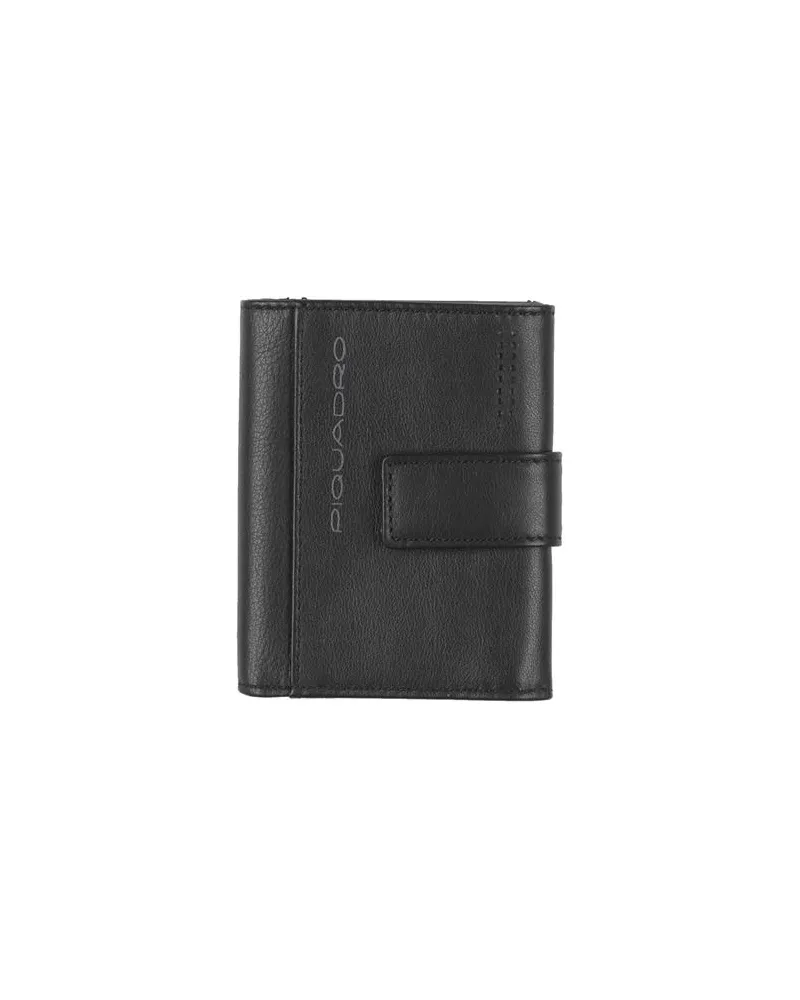 Piquadro Kleinlederwaren - Brieftaschenauf YOOX.COM Schwarz