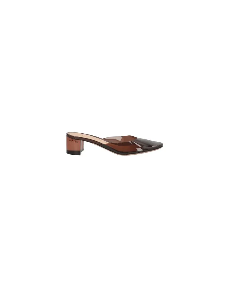 Gianvito Rossi SCHUHE - Mules & Clogsauf YOOX.COM Braun