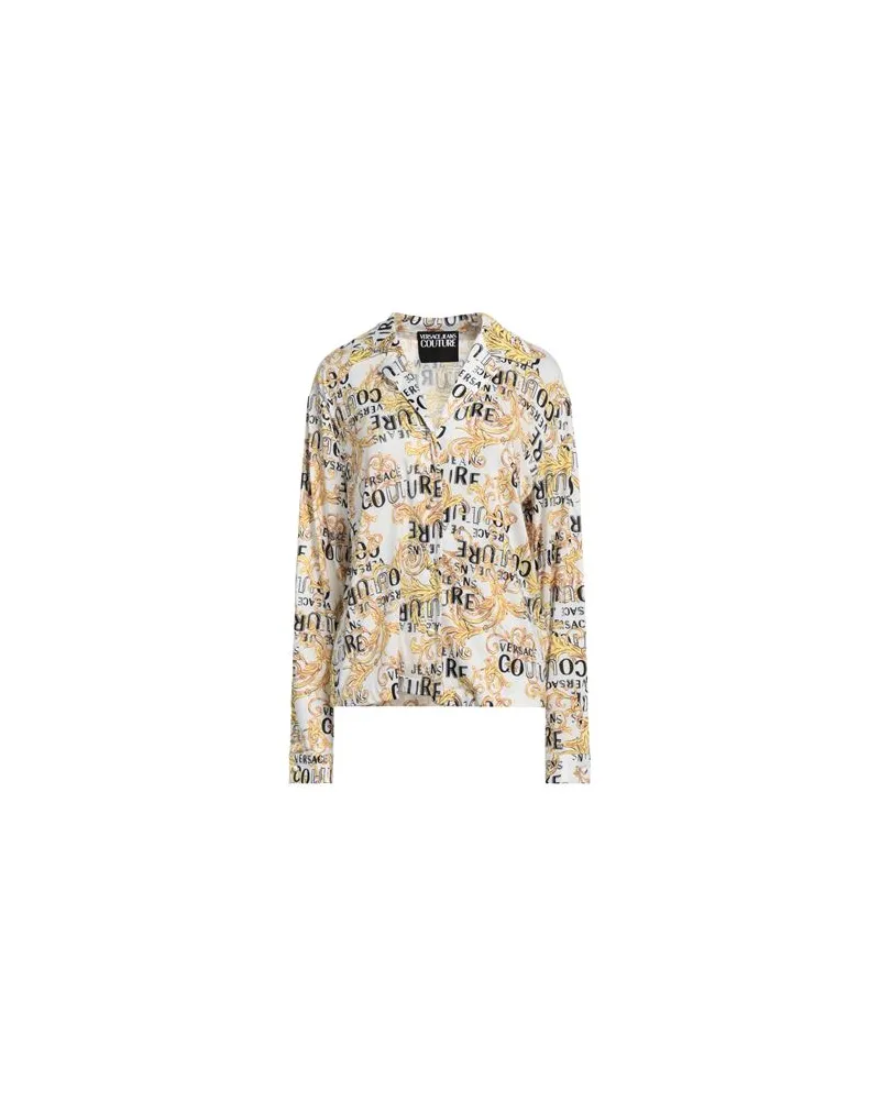 Versace Jeans TOPS - Hemdenauf YOOX.COM Weiß