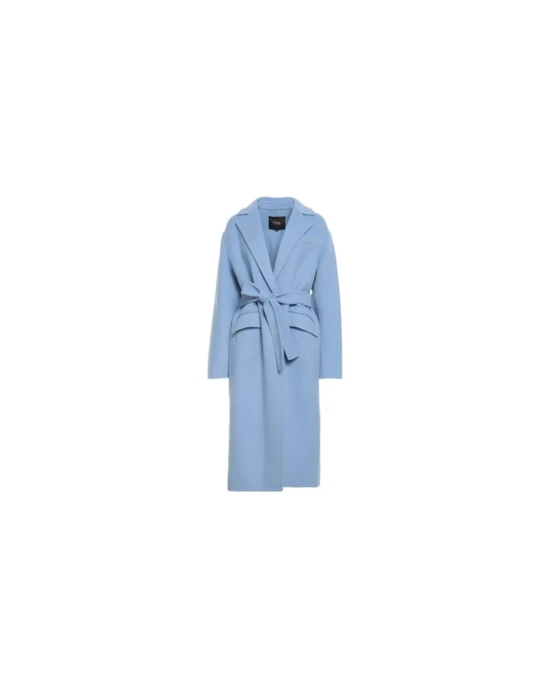Maje JACKEN & MÄNTEL - Mäntelauf YOOX.COM Hellblau