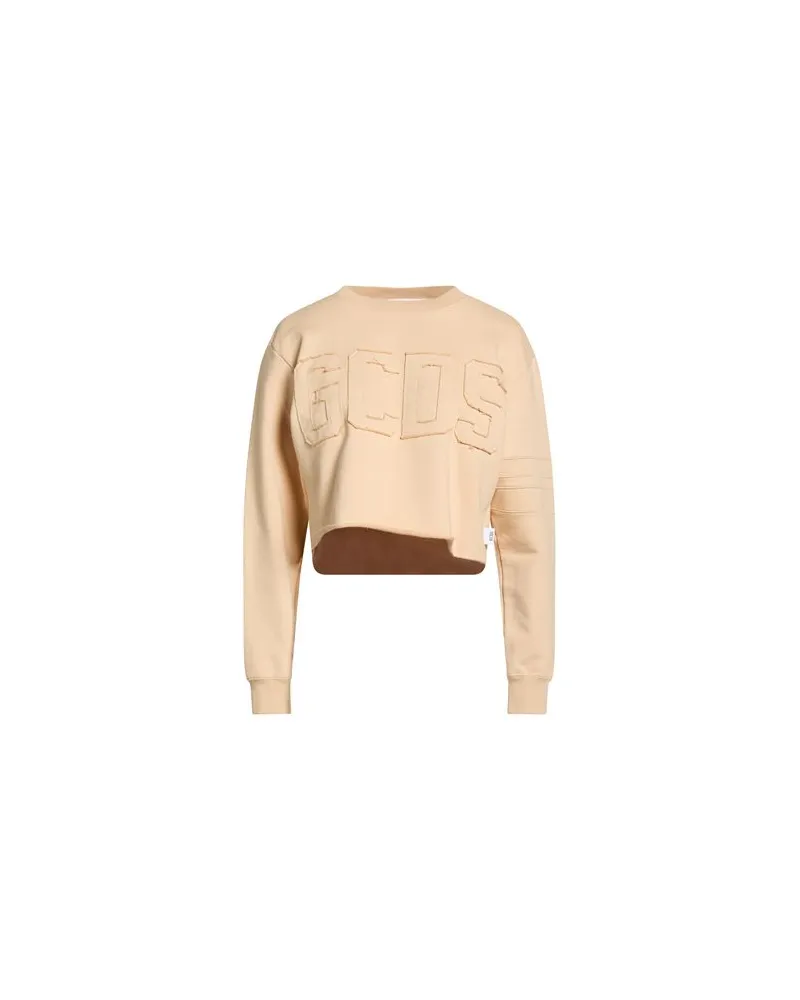GCDS TOPS - Sweatshirtsauf YOOX.COM Beige