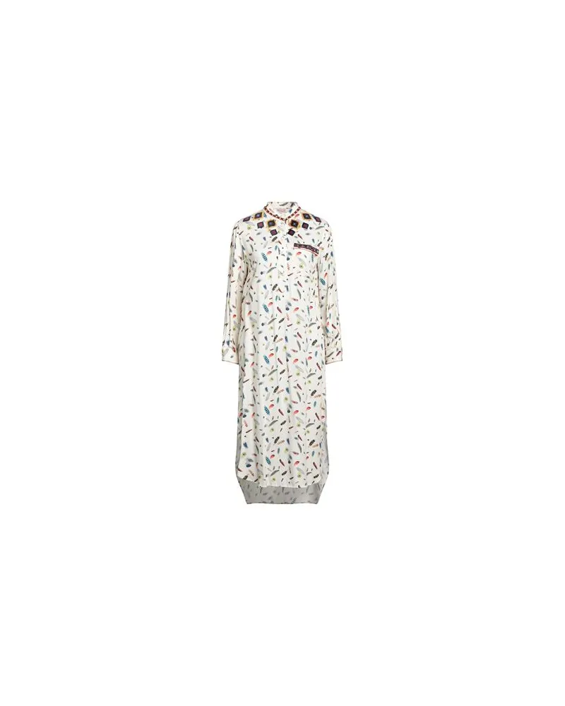 Rosamund Moiselle KLEIDER - Midi-Kleiderauf YOOX.COM Elfenbein
