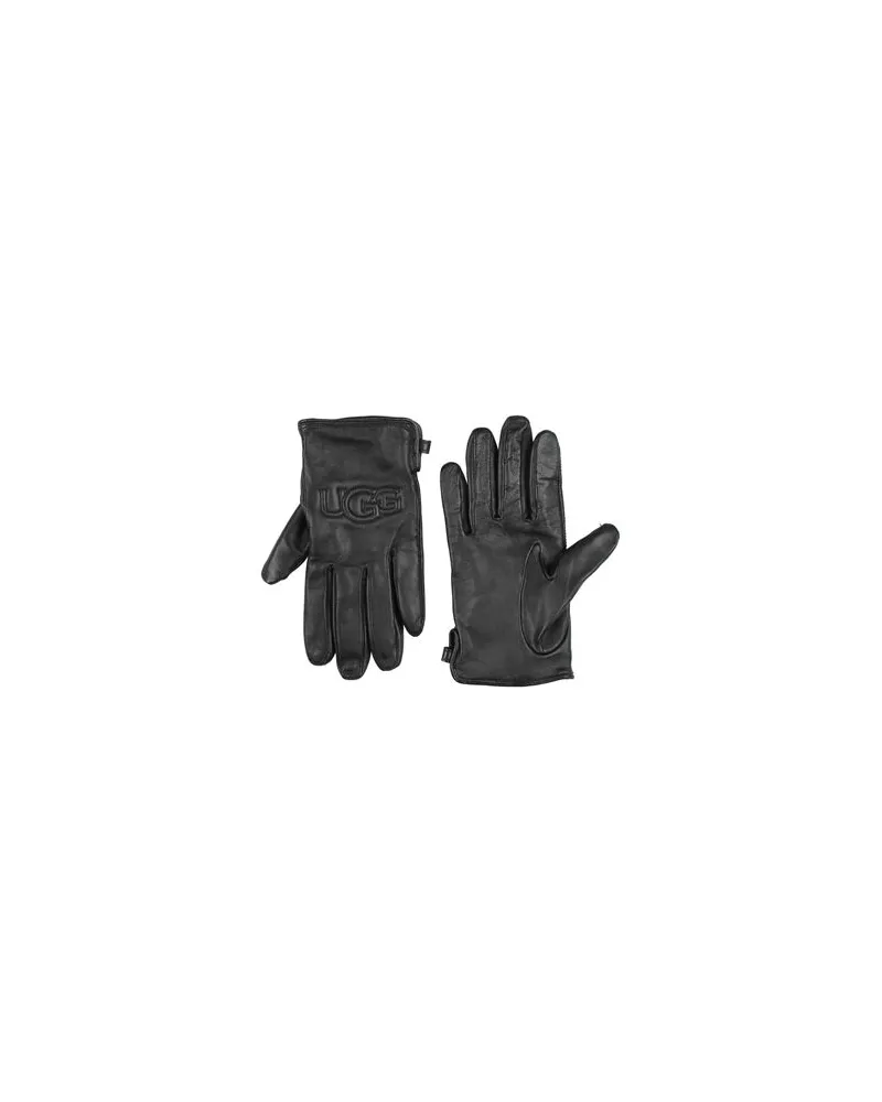 UGG SHORTY LOGO GLOVE - ACCESSOIRES - Handschuheauf YOOX.COM Schwarz