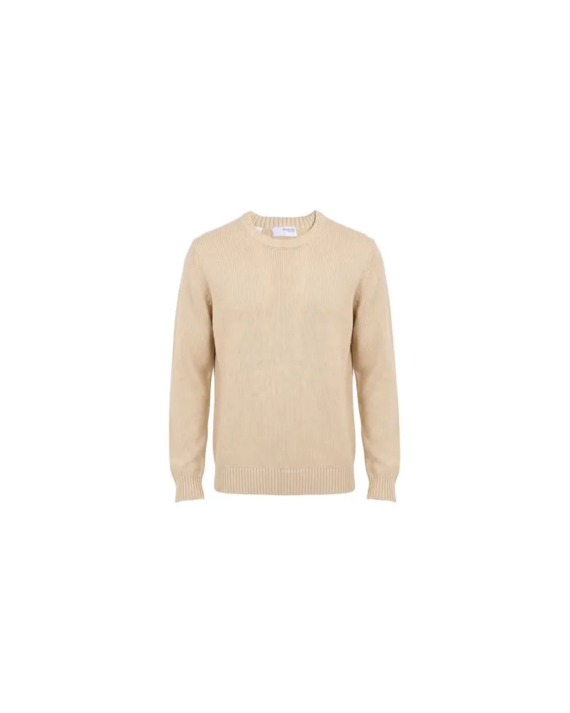 Selected Homme STRICKWAREN - Pulloverauf YOOX.COM Beige