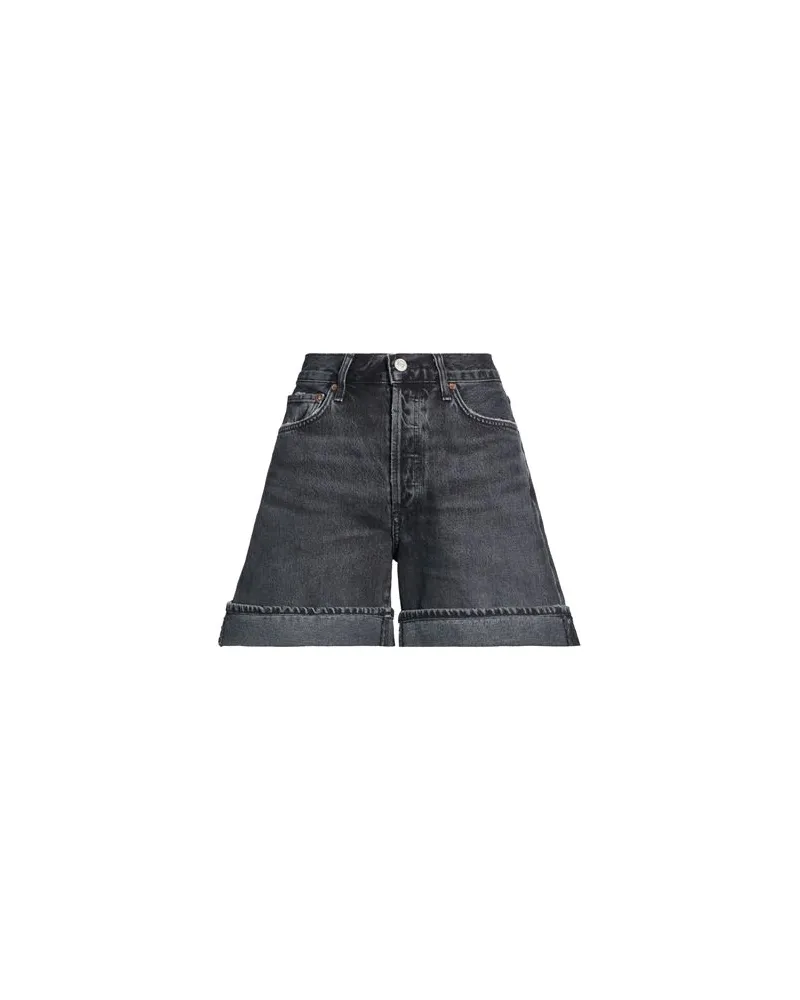 AGOLDE HOSEN & RÖCKE - Jeansshortsauf YOOX.COM Schwarz