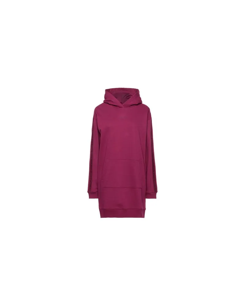 Calvin Klein LOGO TRIM HOODIE DRESS - KLEIDER - Mini-Kleiderauf YOOX.COM Purpur