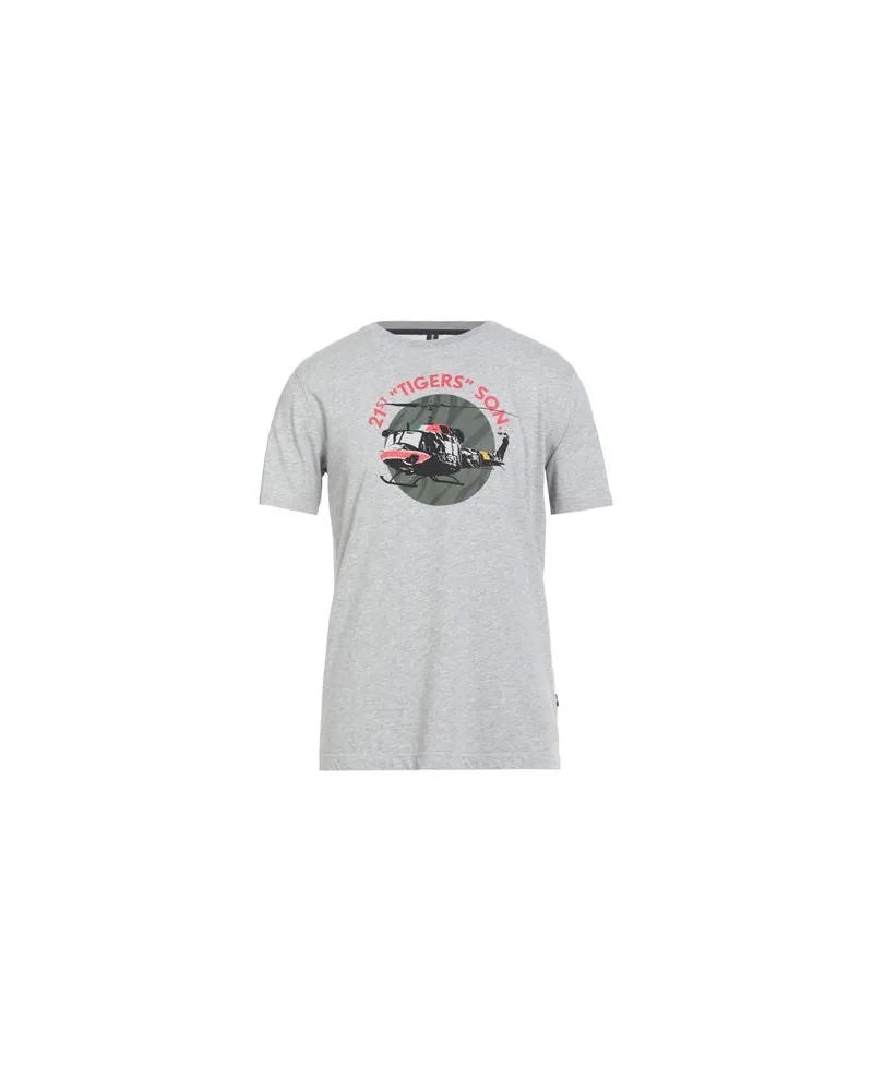 Aeronautica Militare TOPS - T-shirtsauf YOOX.COM Hellgrau