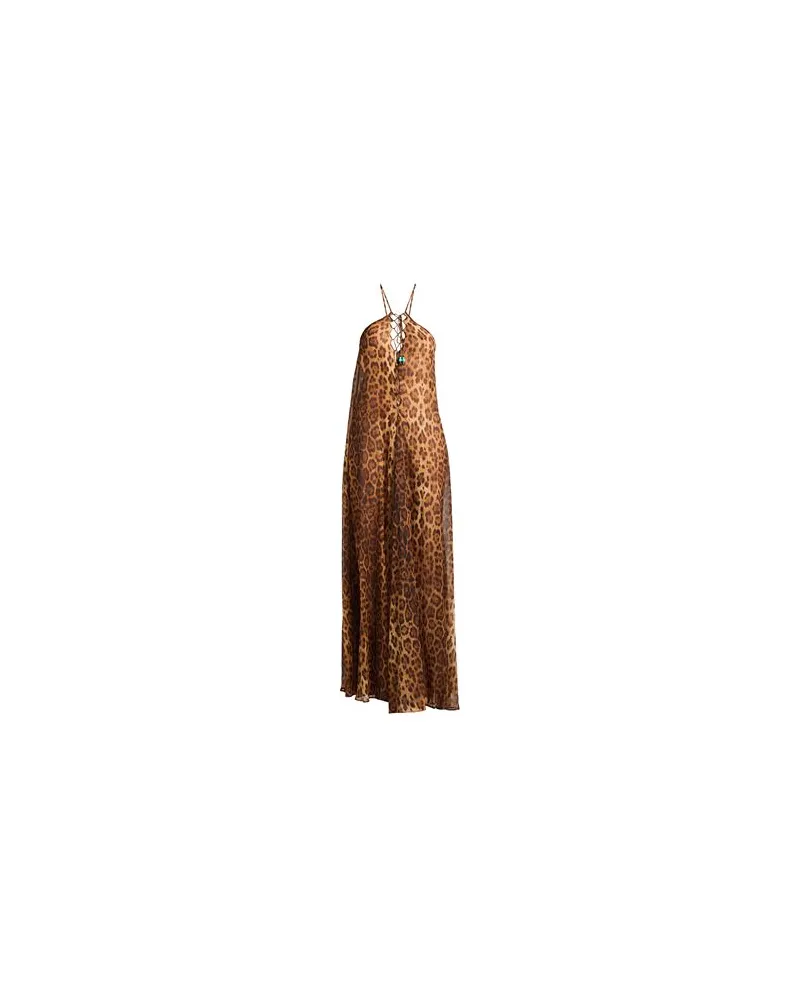 La Perla KLEIDER - Maxi-Kleiderauf YOOX.COM Kamel