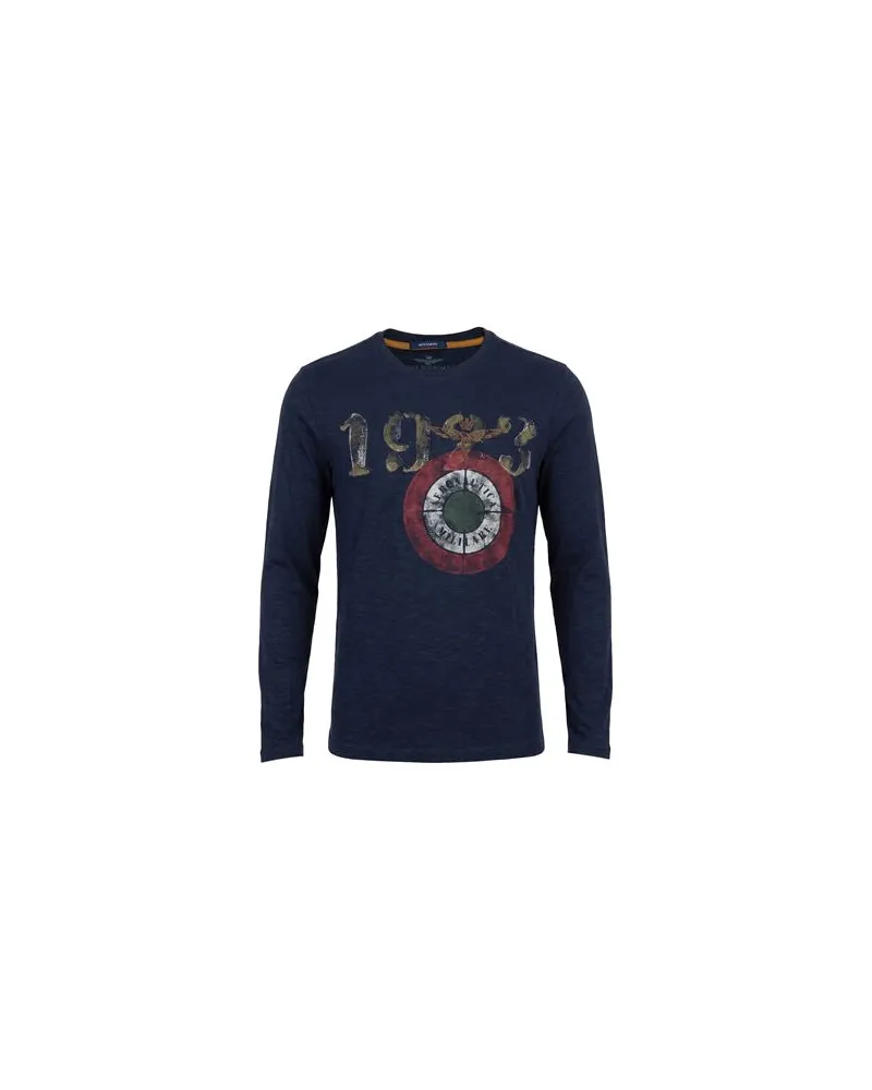 Aeronautica Militare TOPS - T-shirtsauf YOOX.COM Nachtblau