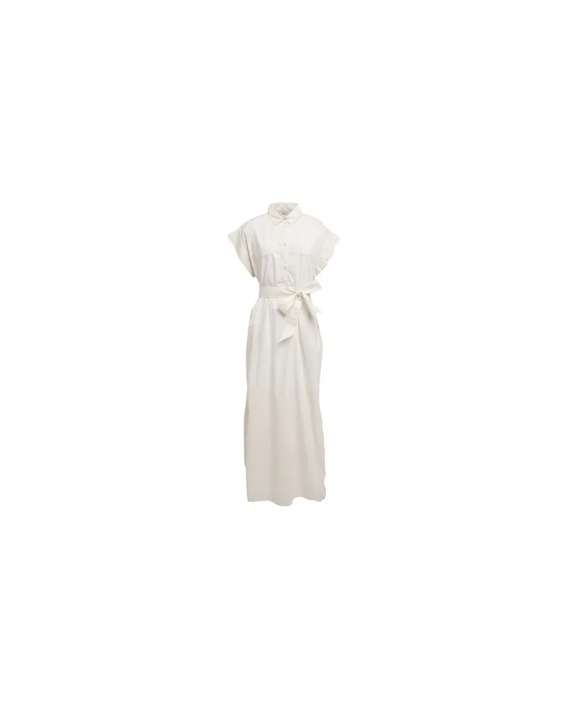 8PM KLEIDER - Maxi-Kleiderauf YOOX.COM Elfenbein