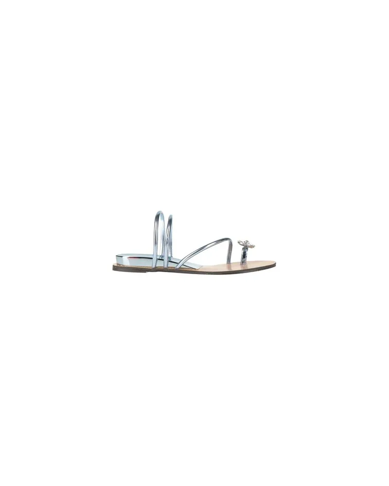 Laura Biagiotti SCHUHE - Zehentrennerauf YOOX.COM Blaugrau