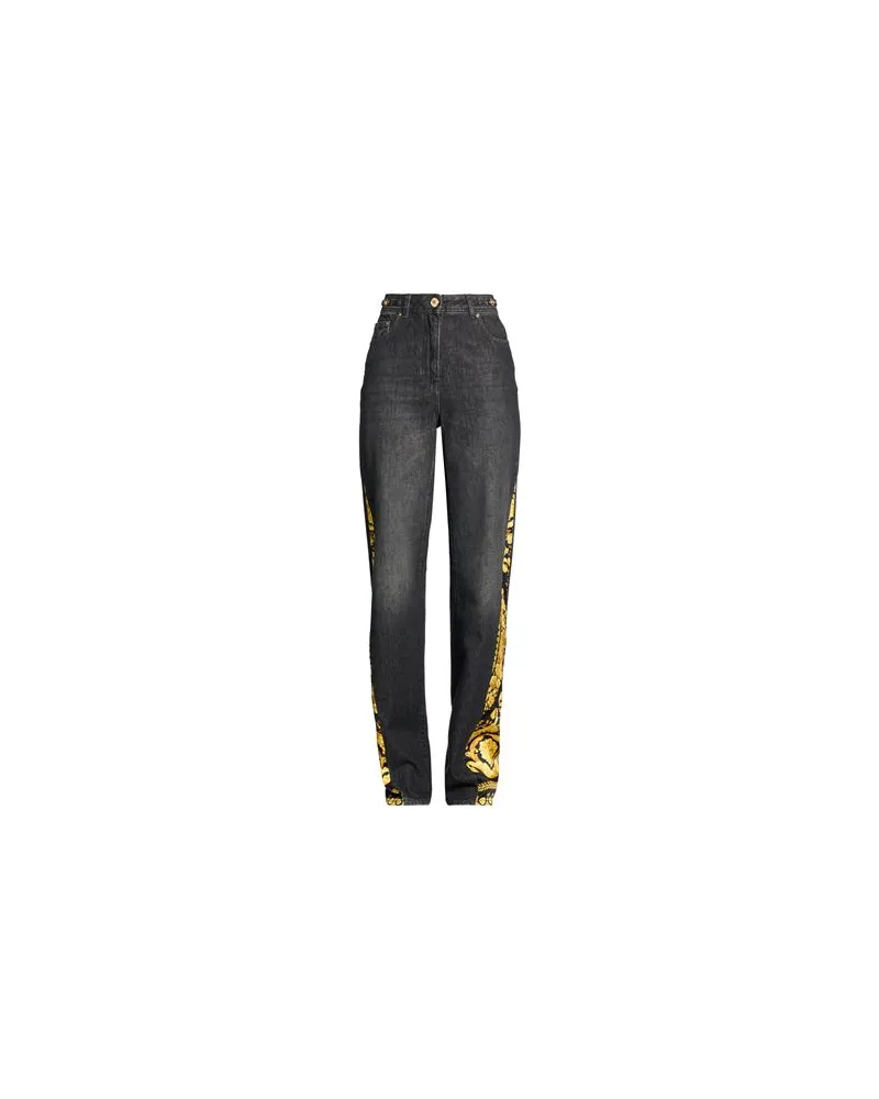 Versace HOSEN & RÖCKE - Jeanshosenauf YOOX.COM Schwarz