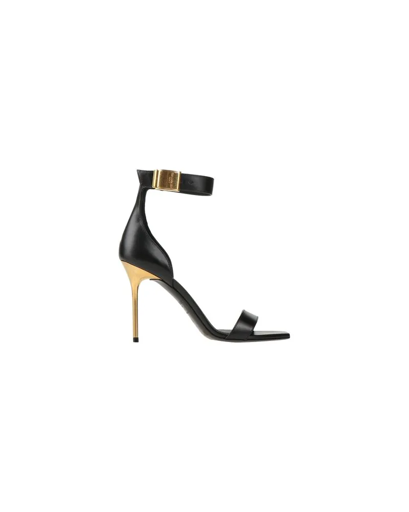 Balmain SCHUHE - Sandalenauf YOOX.COM Schwarz