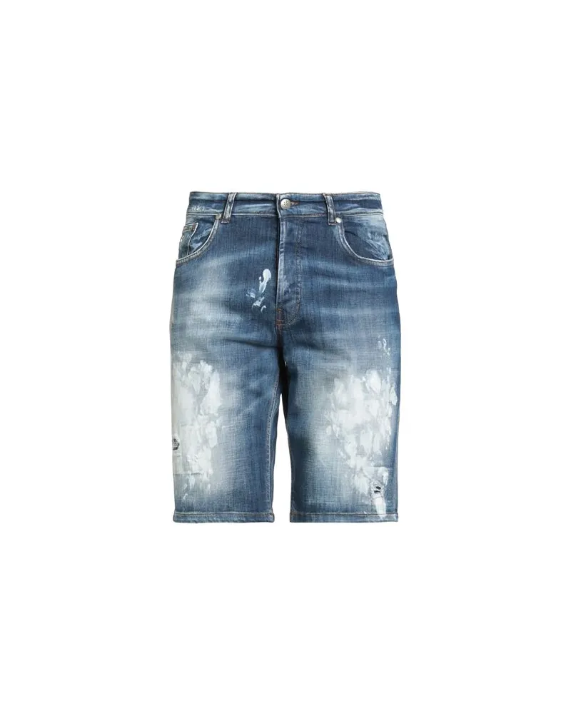John Richmond HOSEN & RÖCKE - Jeansshortsauf YOOX.COM Blau