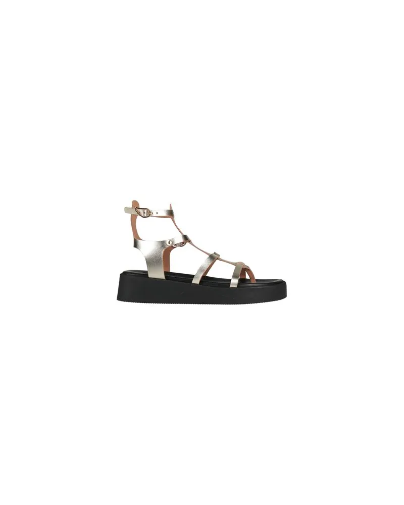 Ancient Greek Sandals SCHUHE - Zehentrennerauf YOOX.COM Gold