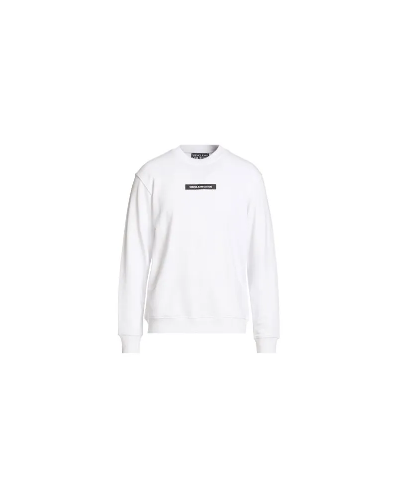 Versace Jeans TOPS - Sweatshirtsauf YOOX.COM Weiß