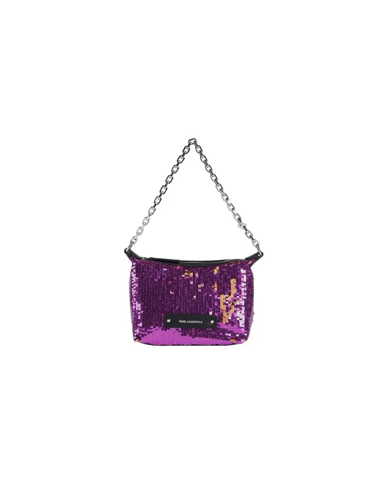 Karl Lagerfeld K/EVENING MINI SHB SEQUINS - TASCHEN - Handtaschenauf YOOX.COM Malve