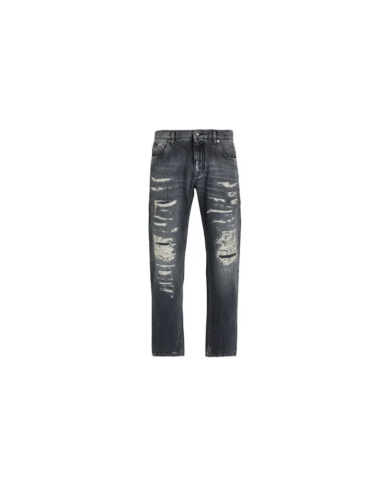 Dolce & Gabbana HOSEN & RÖCKE - Jeanshosenauf YOOX.COM Schwarz