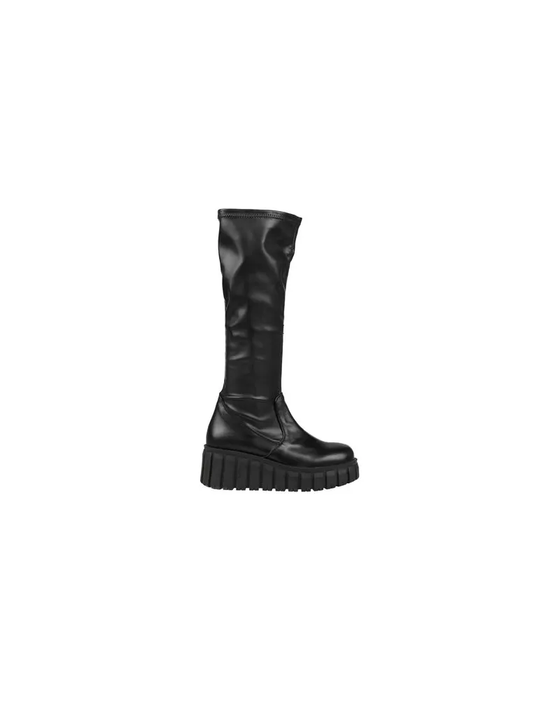 Nila & Nila SCHUHE - Stiefelauf YOOX.COM Schwarz