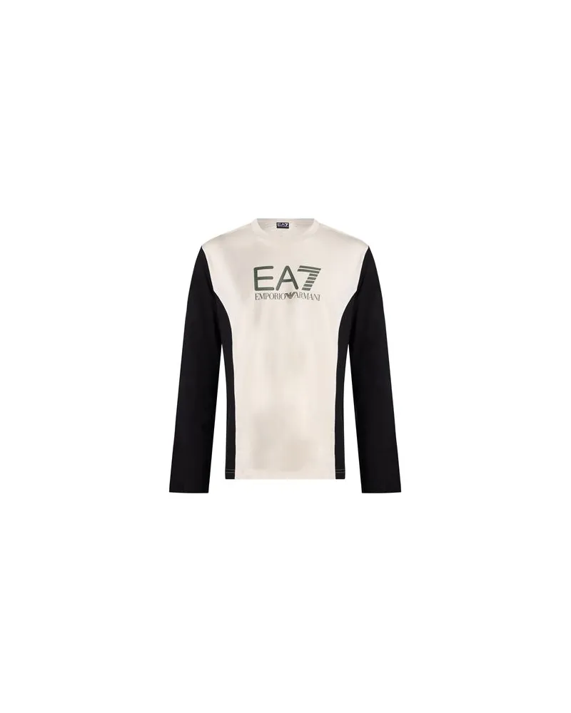 EA7 TOPS - T-shirtsauf YOOX.COM Cremeweiß