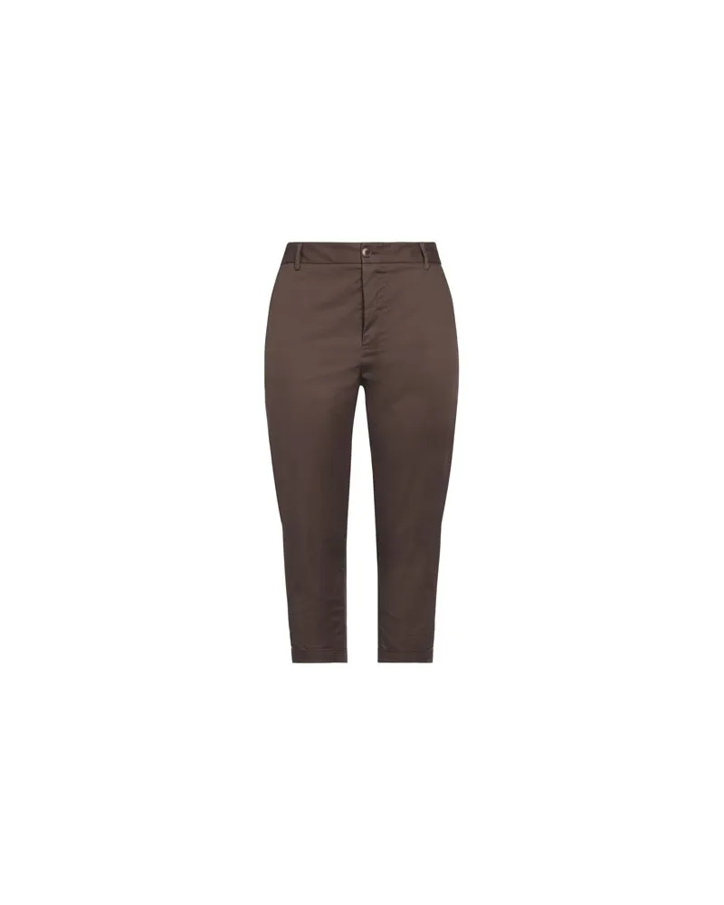 VIRNA DRÒ HOSEN & RÖCKE - Hosenauf YOOX.COM Schokobraun