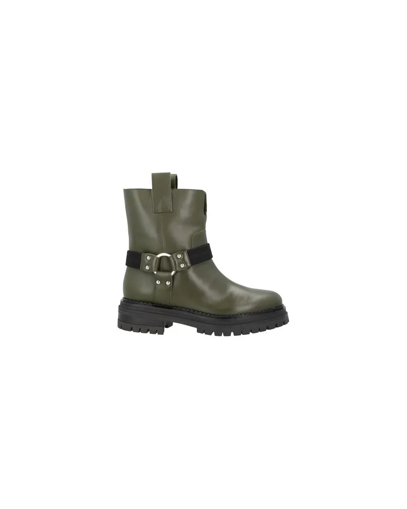 Sergio Rossi SCHUHE - Stiefelettenauf YOOX.COM Militärgrün