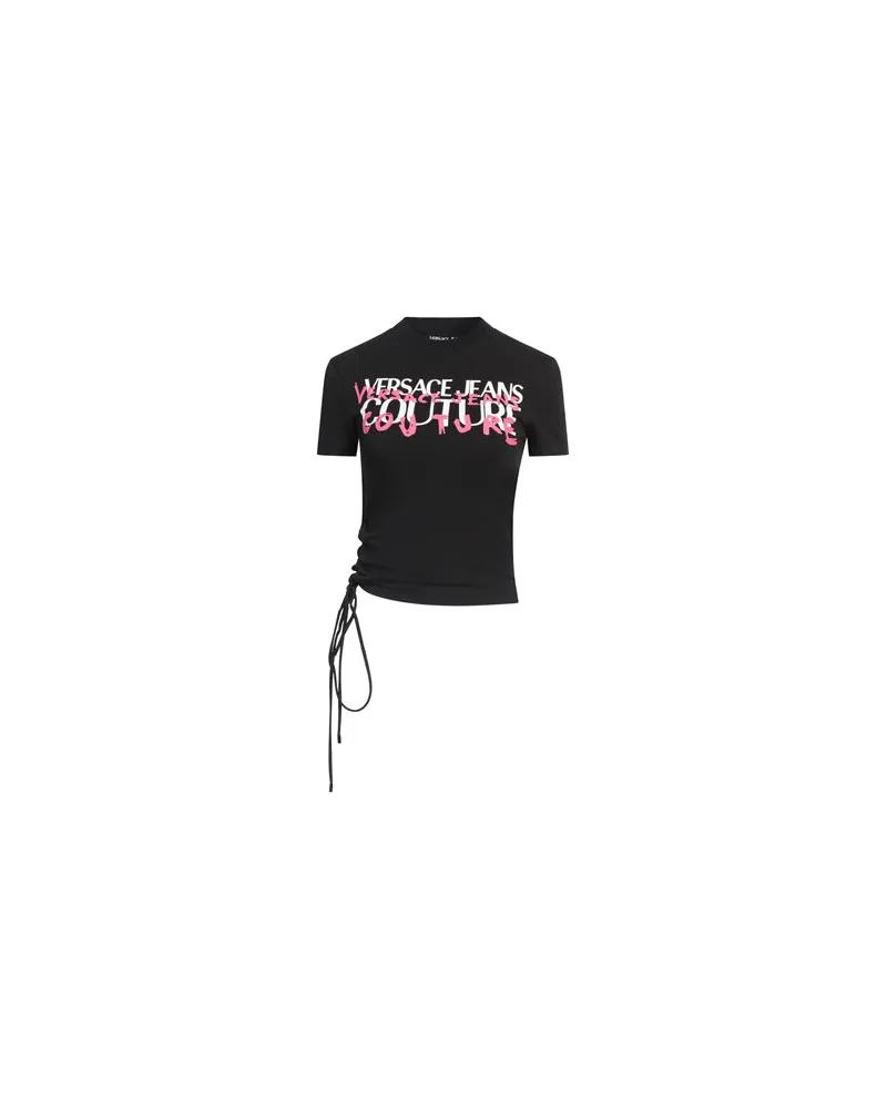 Versace Jeans TOPS - T-shirtsauf YOOX.COM Schwarz