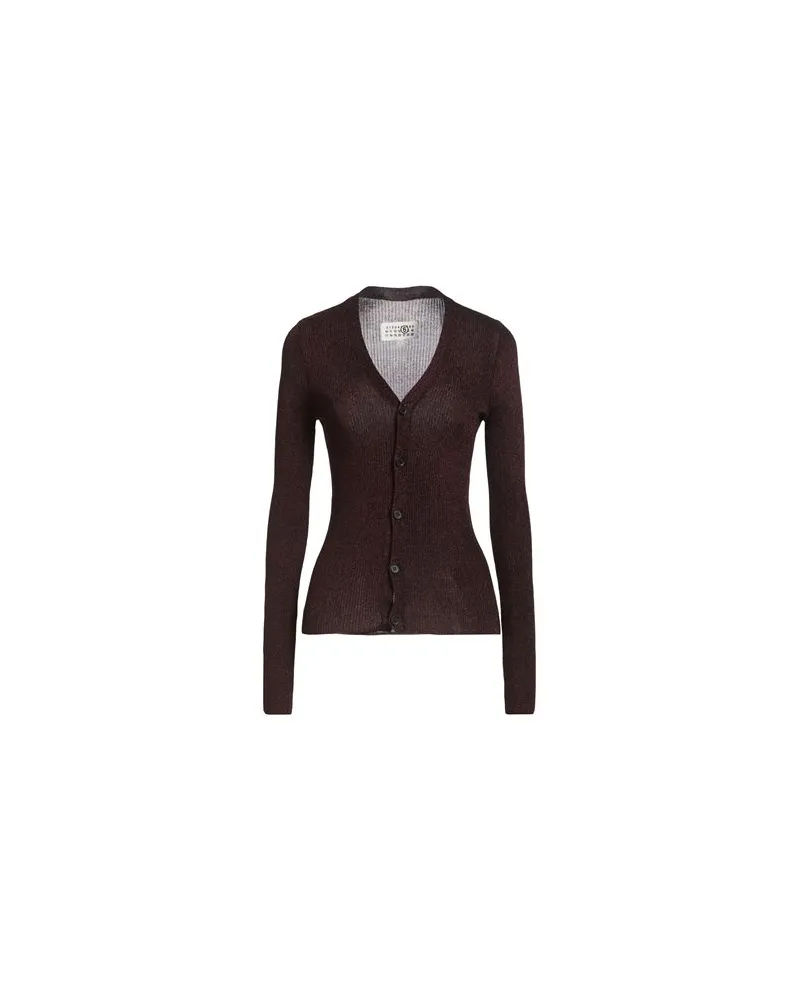 Maison Margiela STRICKWAREN - Strickjackenauf YOOX.COM Pflaume