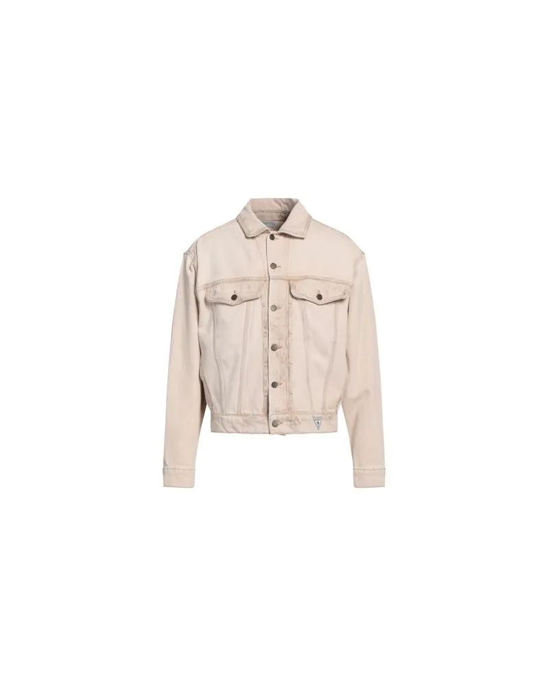 Guess JACKEN & MÄNTEL - Jeansjacken/Mäntelauf YOOX.COM Beige