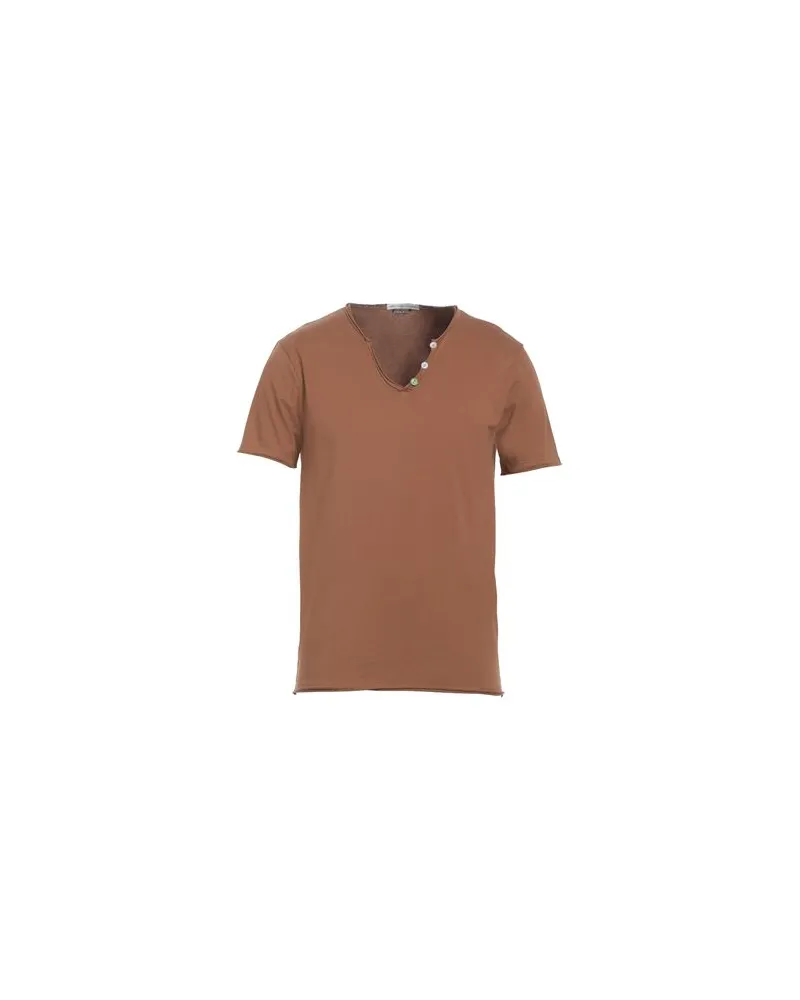 Daniele Alessandrini TOPS - T-shirtsauf YOOX.COM Schokobraun